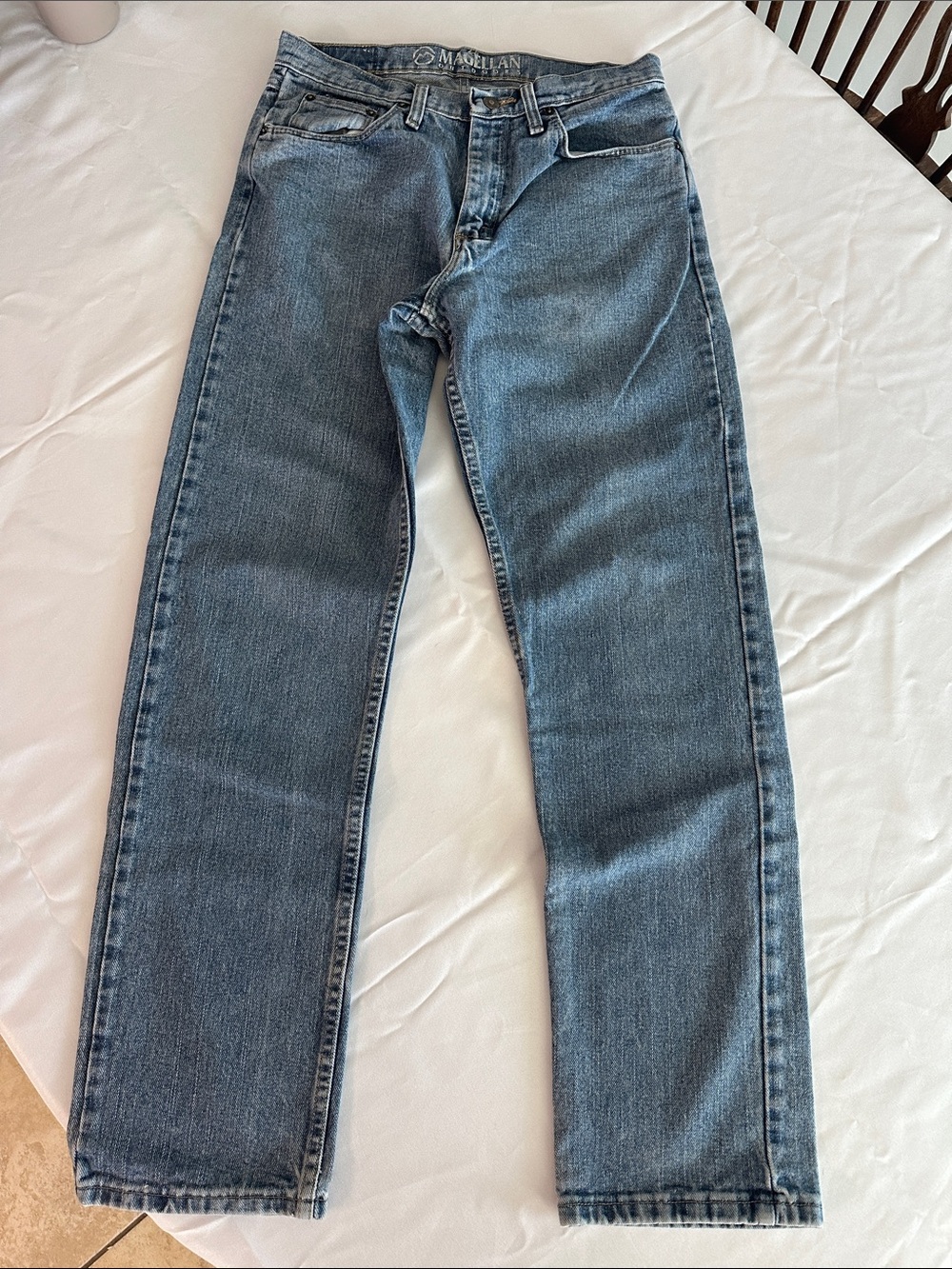 Magellan Outdoors Men's Straight-Leg Denim Jeans - Medium Blue